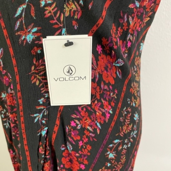 Volcom Keyhole Knee Length Floral Print Dress *NWT* - Picture 5 of 6